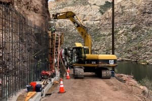 Horse Mesa Dam Stabilization of Rockface