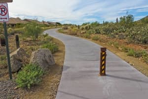 128th Street Multi-Use Path at Cactus Road